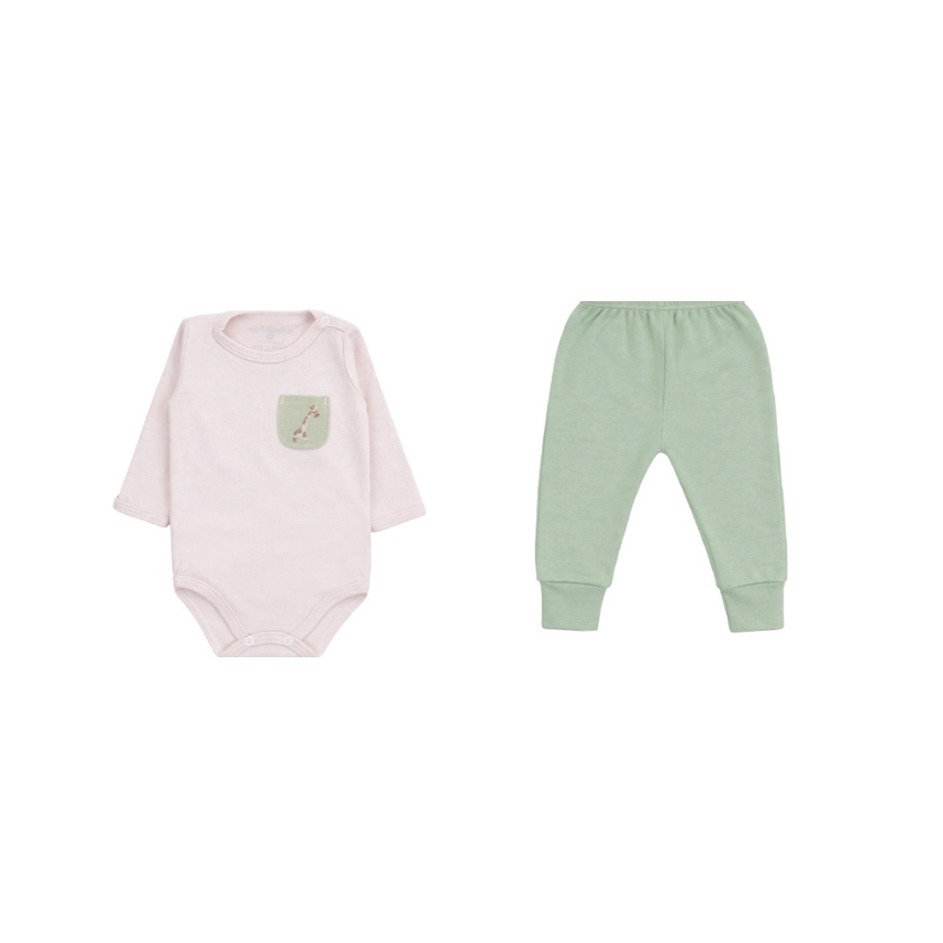 Conjunto Suedine Menino Girafa Tam G