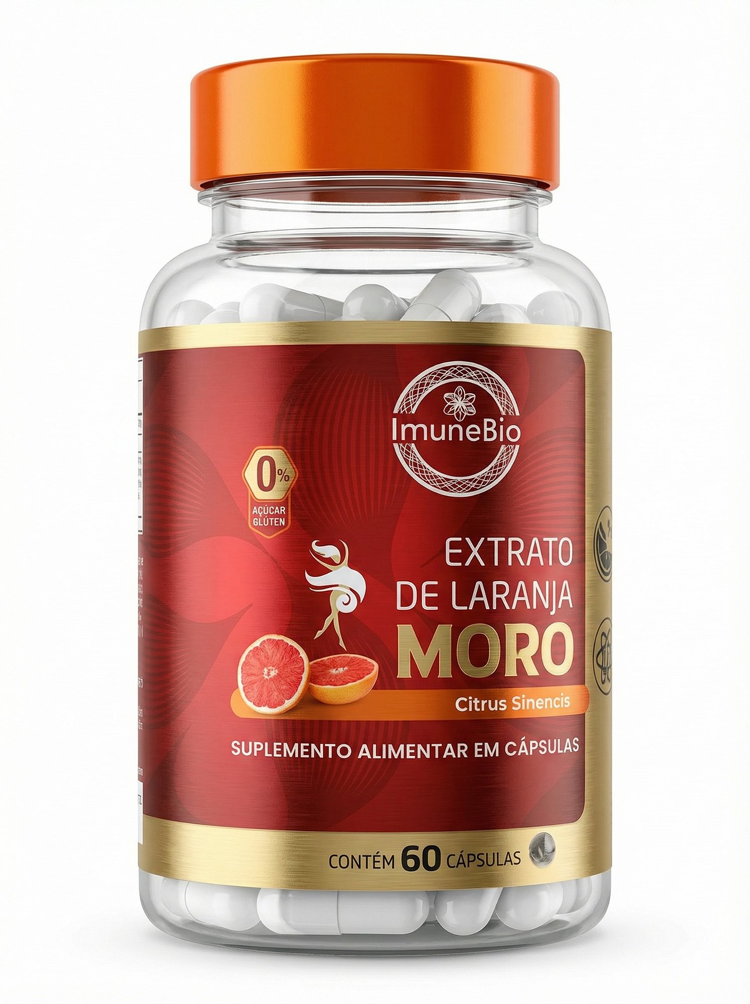 Suplemento Extrato de Laranja Moro Morosil- 540 Mg + Antocianinas 60 Caps