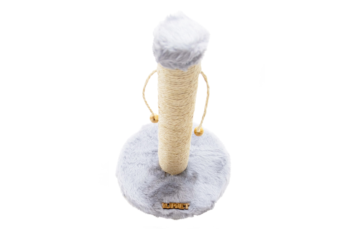 Brinquedo Arranhador com Poste Luppet para Gatos Cinza