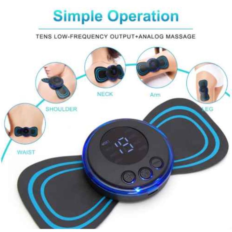 Kit massageador elétrico com escova e pente, forte e portátil