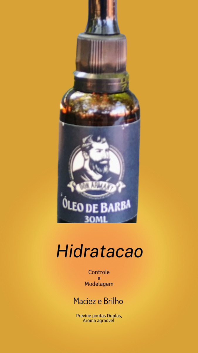 Kit Don Armany Para Barba Shampoo, Balm E Óleo Milion
