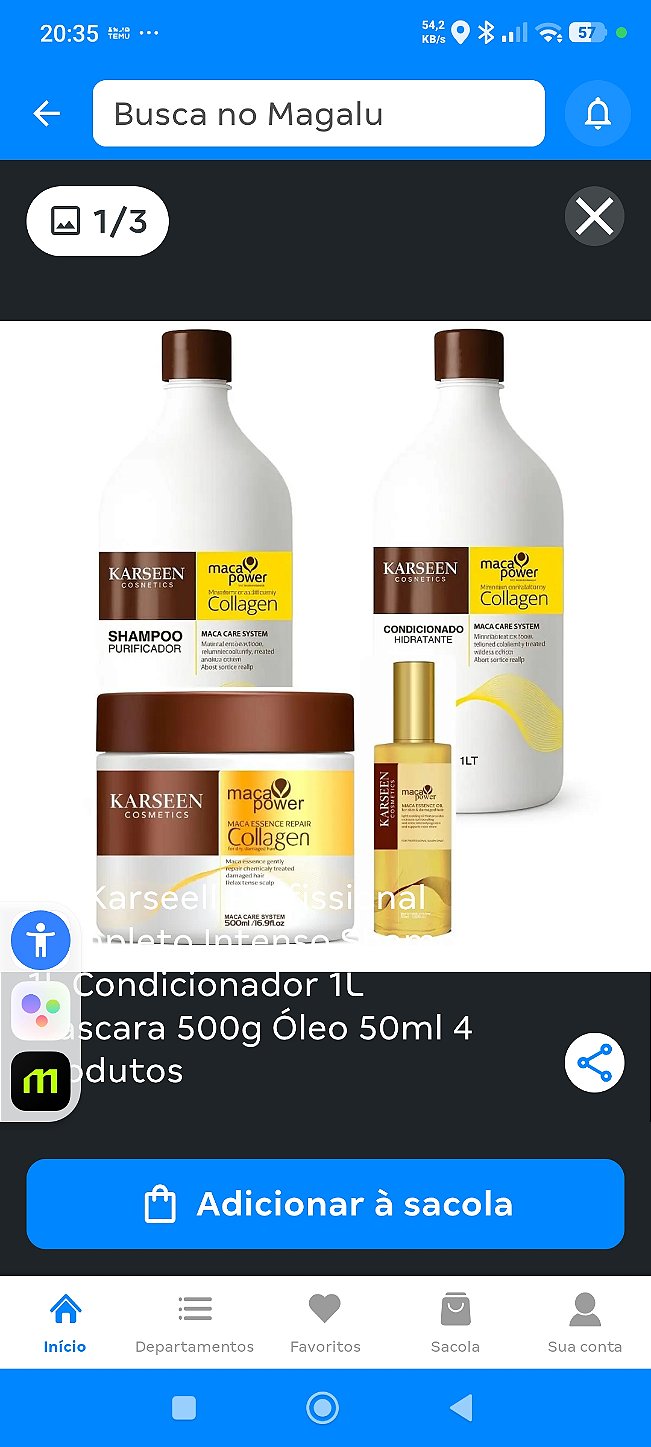 Sérum hidratante facial com vitamina C