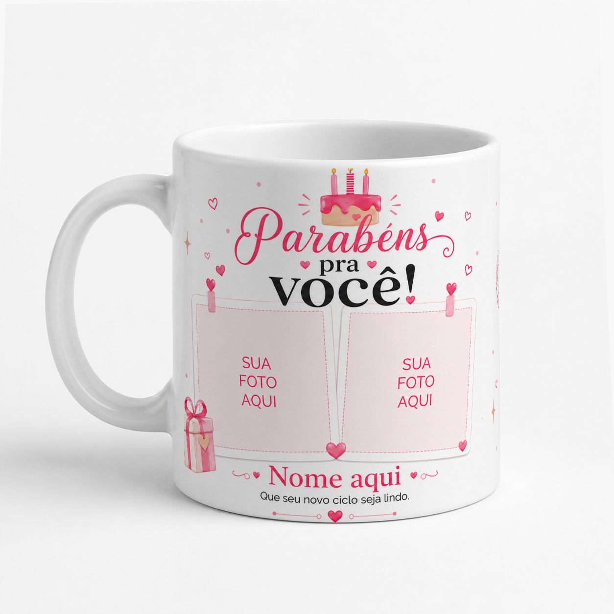 Caneca Feliz Aniversário – Feminina