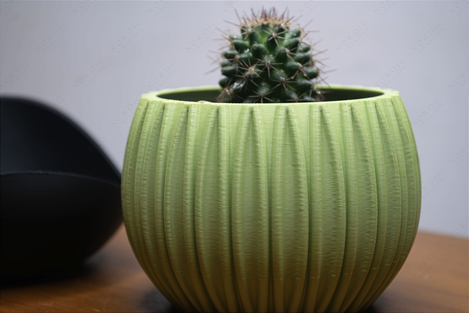 Vaso de planta com base