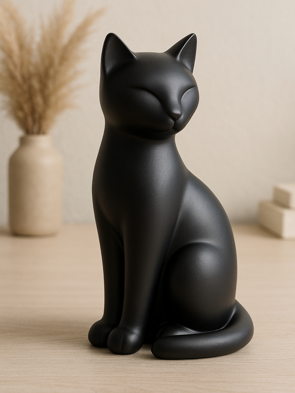 Estatua Gato Preto