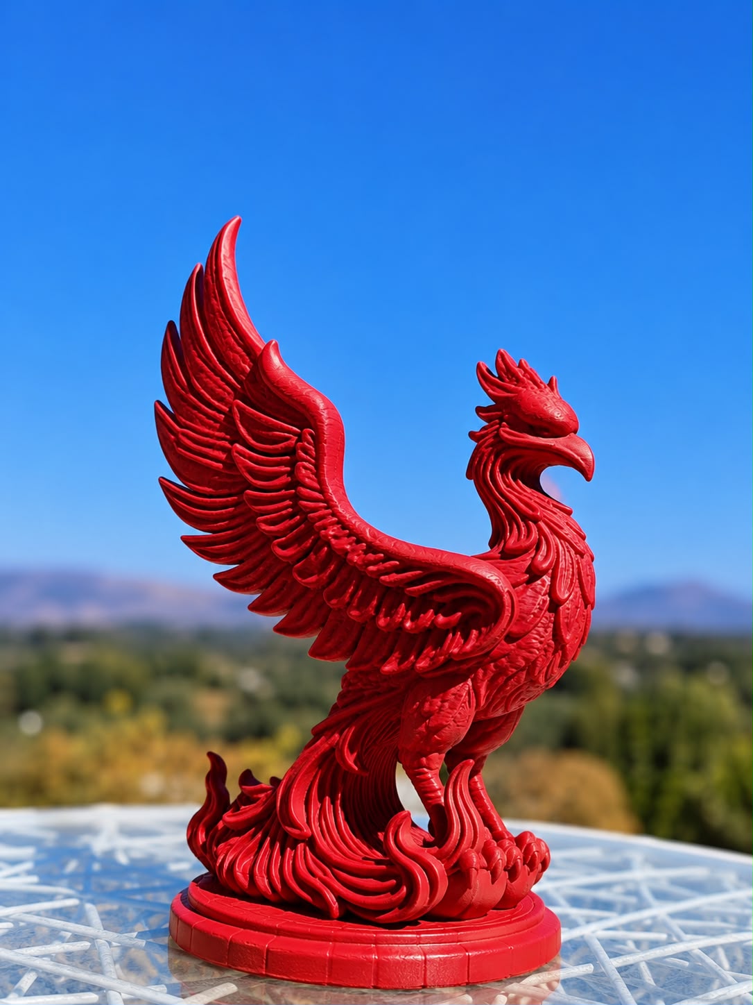 Fênix suporte para vinho