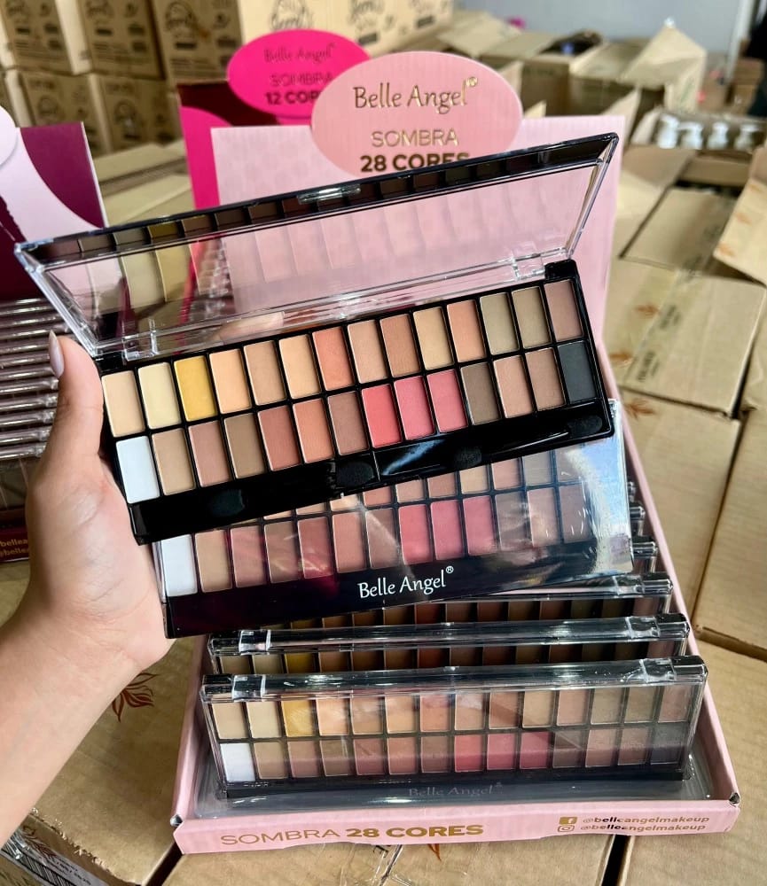 Paleta de Sombras Belle Angel 28 Cores