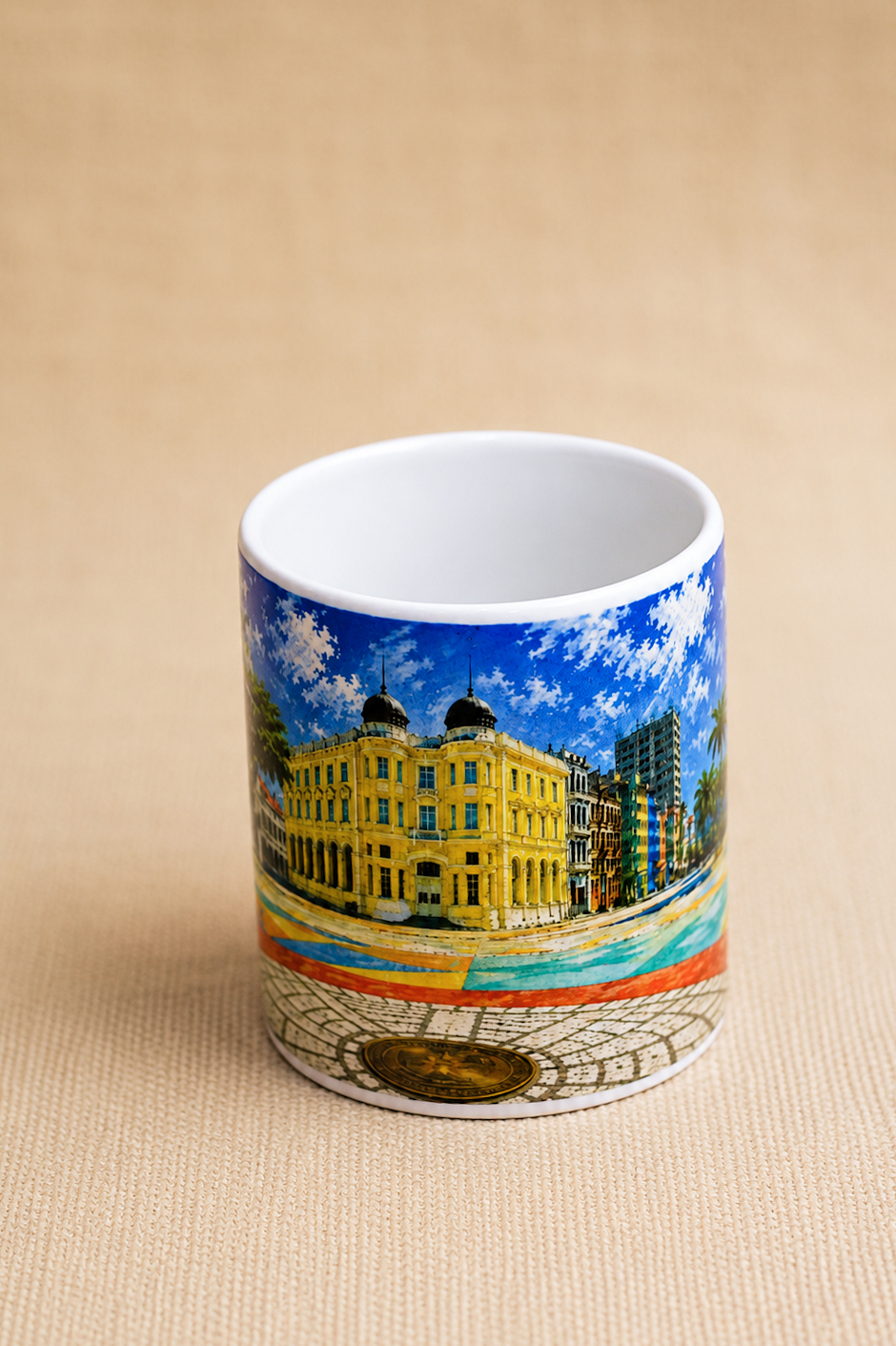 Caneca Recife Antigo 330 ml em Cerâmica