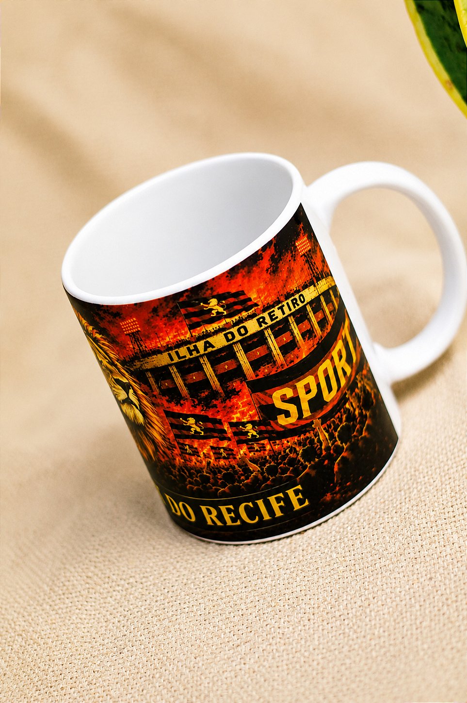 Caneca Sport 330 ml Cerâmica Arte Exclusiva
