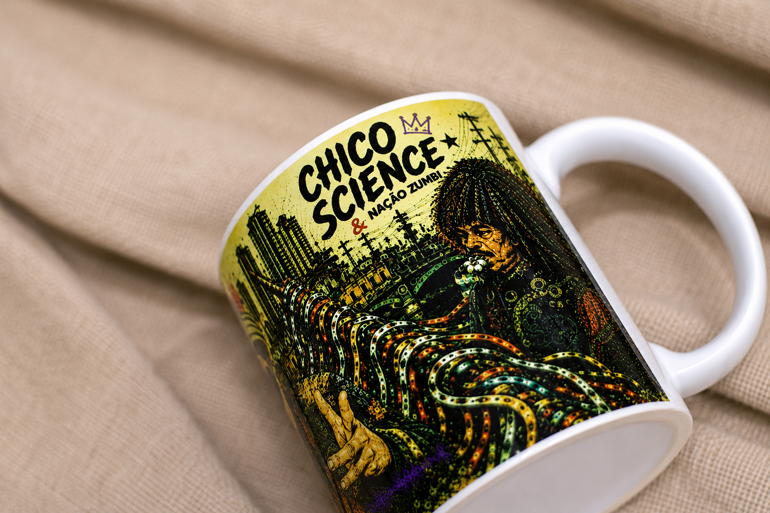 Caneca do Chico Science em Cerâmica 330ml
