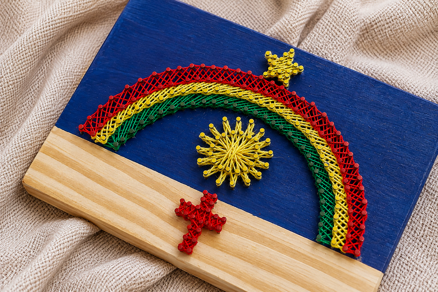 Quadro Bandeira de Pernambuco String Art