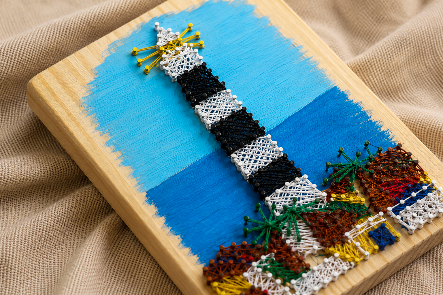 Quadro Farol de Olinda String Art