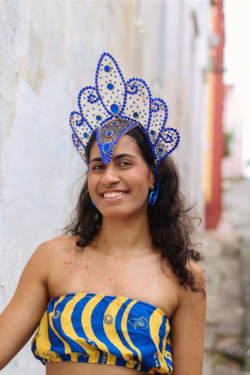 Adereço de Cabeça Majestade – Azul