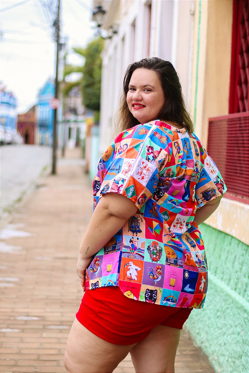 Conjunto Kimono + Top Pernambuco