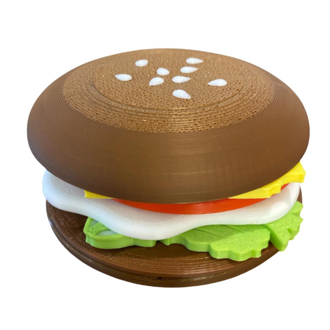 Hambúrguer Desmontável Sensorial, Brinquedo Interativo de Montar, Fidget, Coordenação Motora