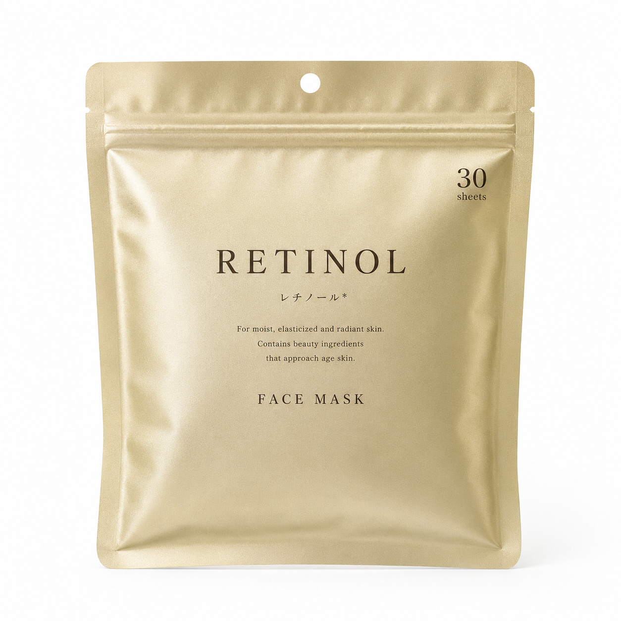 Retinol Face Mask – 30 Máscaras Faciais