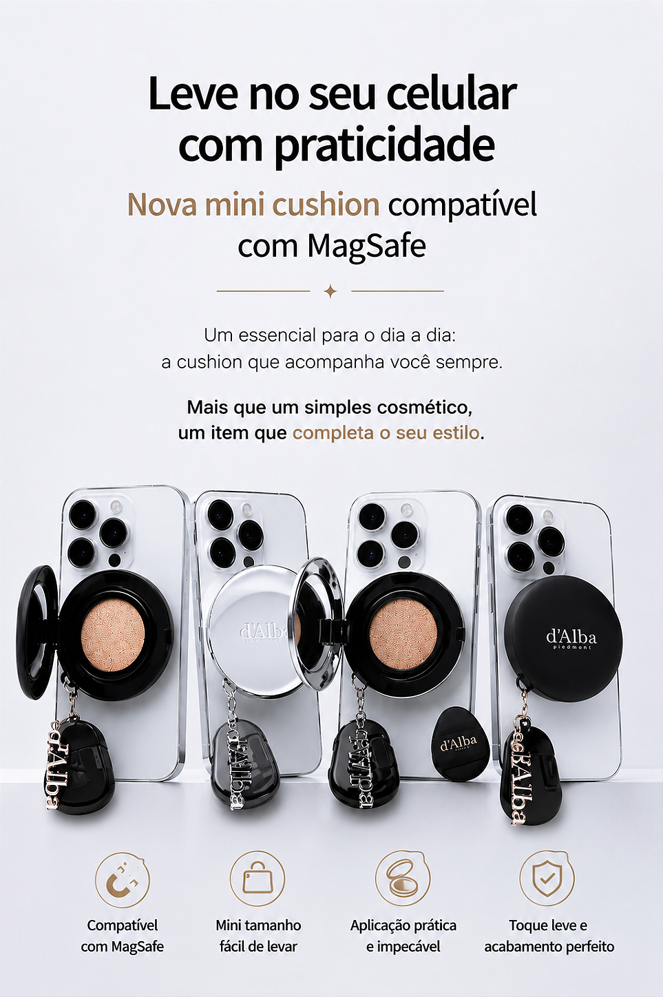 d'Alba Mini Cushion MagSafe