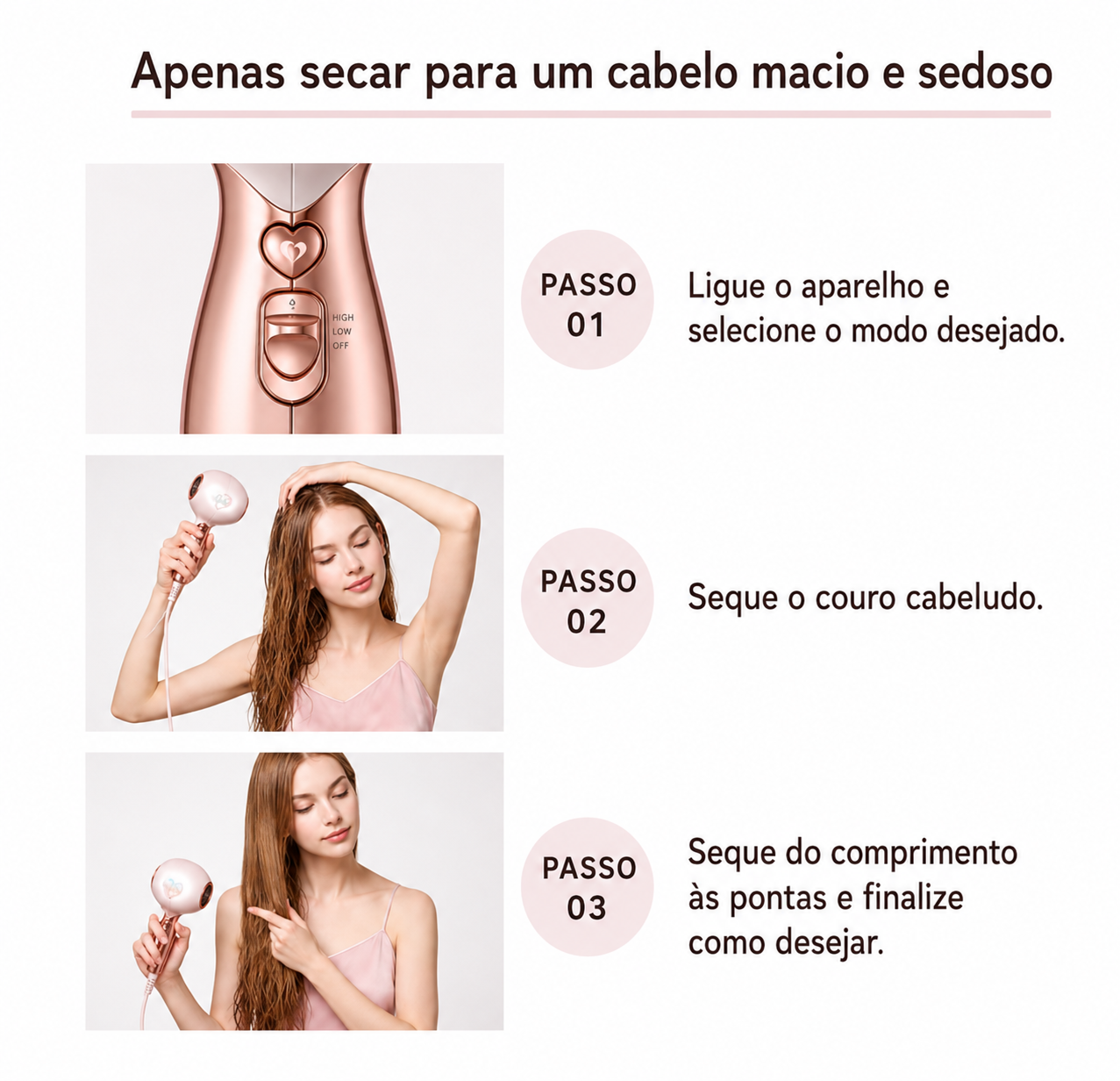 Secador ReFa Heart Dryer Air