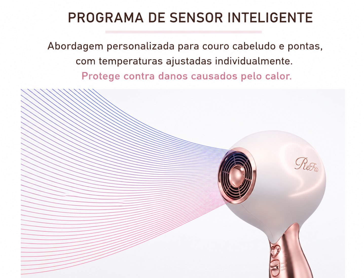 Secador ReFa Heart Dryer Air