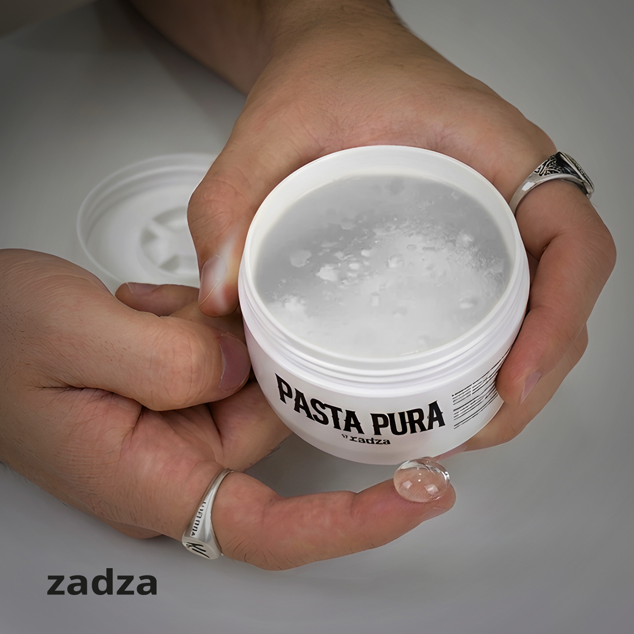 2 Pomada Modeladora 80g Pasta Pura Brilho Intenso by Zadza