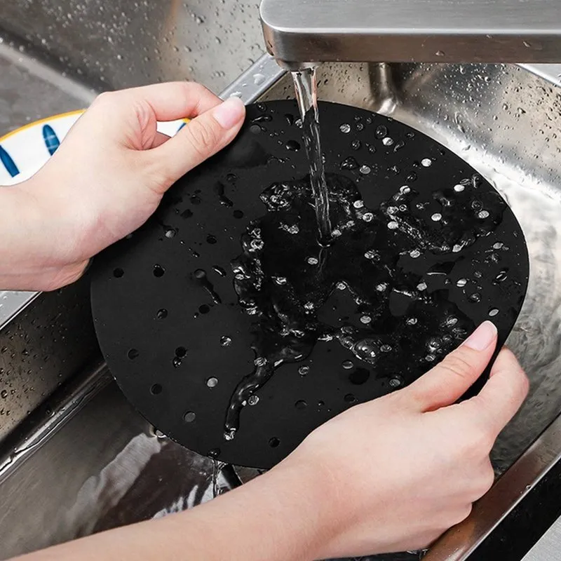 Tapete Protetor Silicone Redondo para Air Fryer