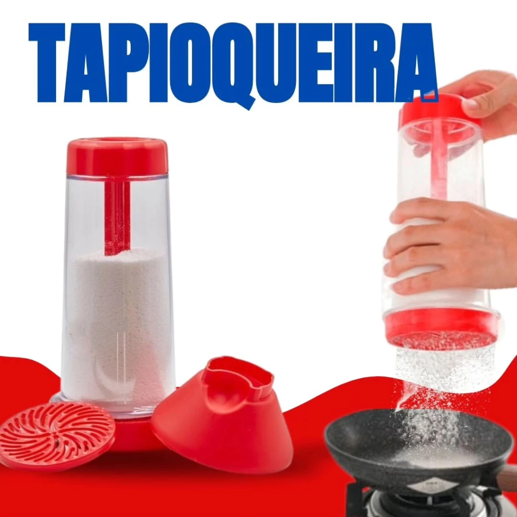 Tapioqueira Peneira Polvilhador para Tapioca