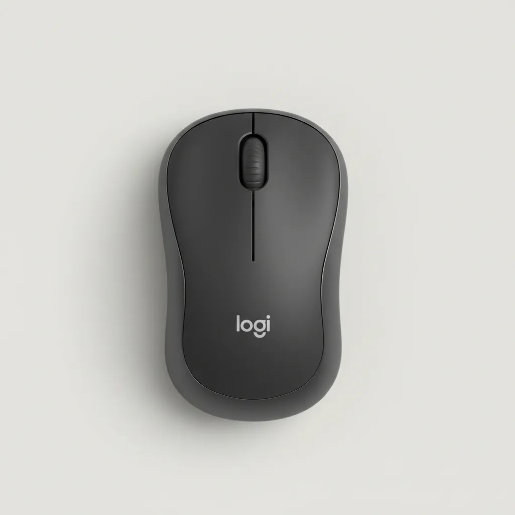 Mouse sem Fio Logitech M220 Silent Silencioso Preto 1000 DPI