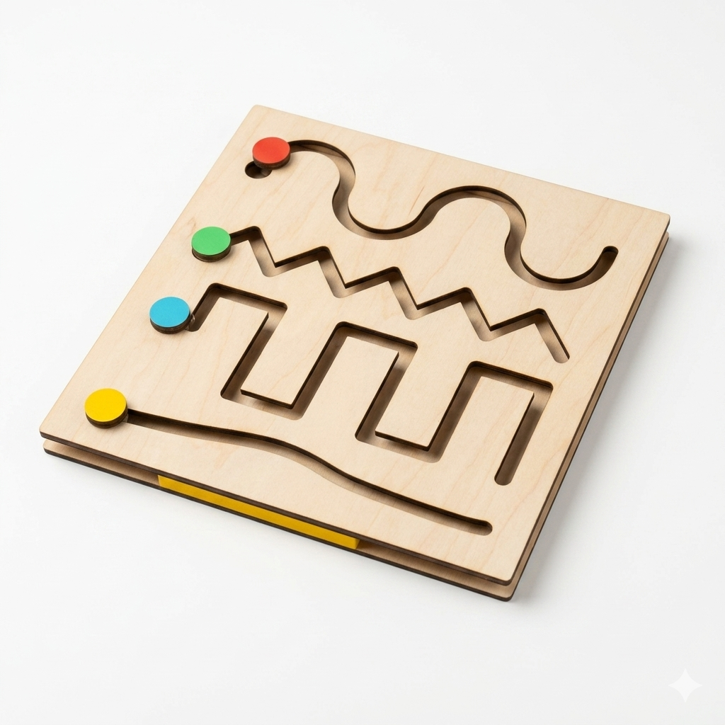 Painel Psicomotor Educativo em MDF