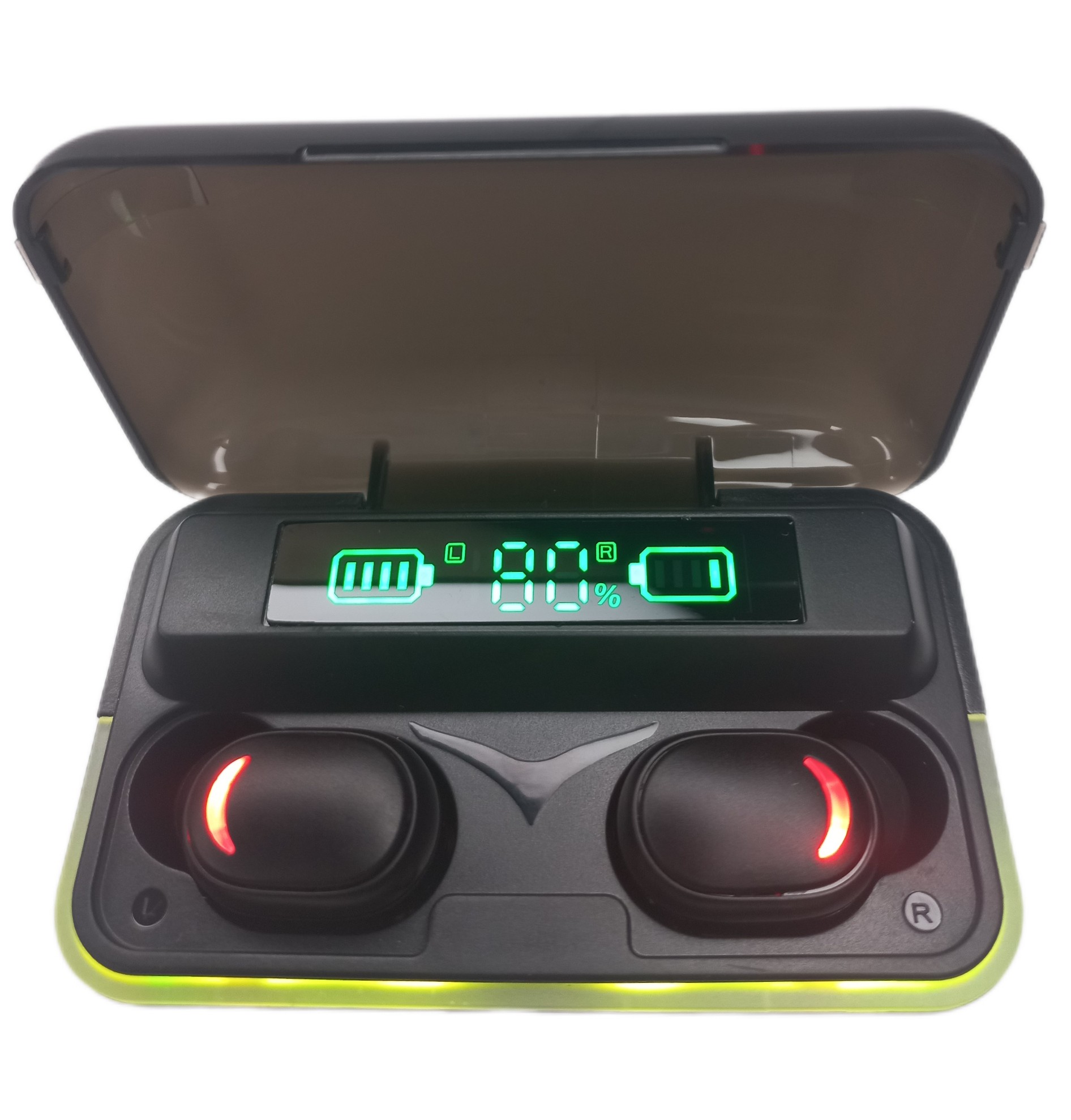 E10 fone de ouvido Bluetooth, estojo de carregamento sem fio original, IPX4 Wate