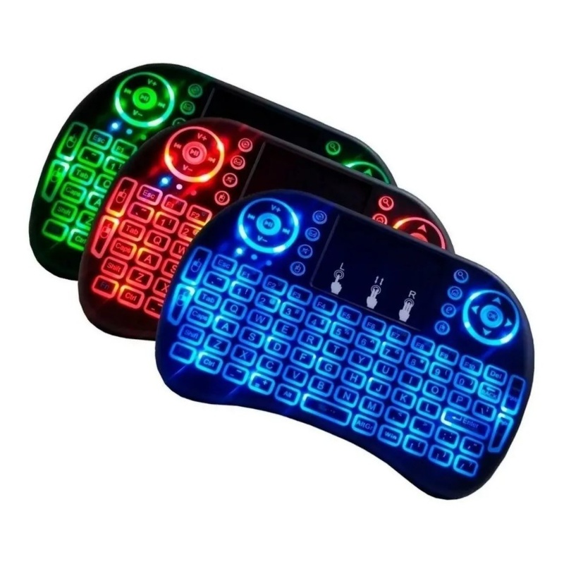 Mini Teclado Iluminado Controle Sem Fio MarisaStore