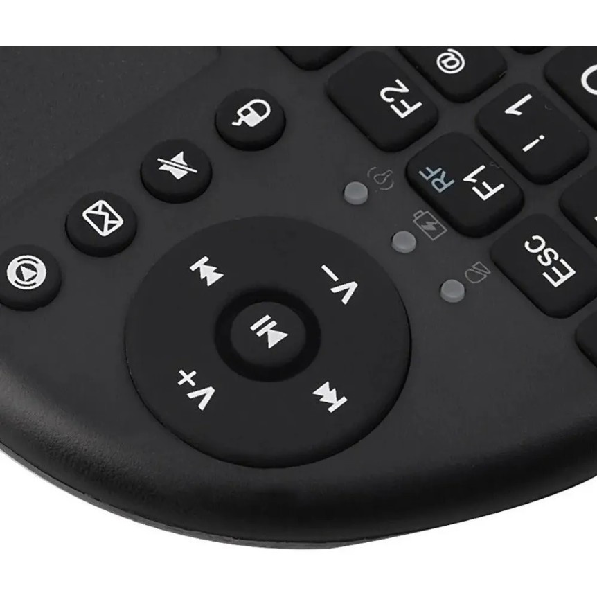 Mini Teclado Iluminado Controle Sem Fio MarisaStore