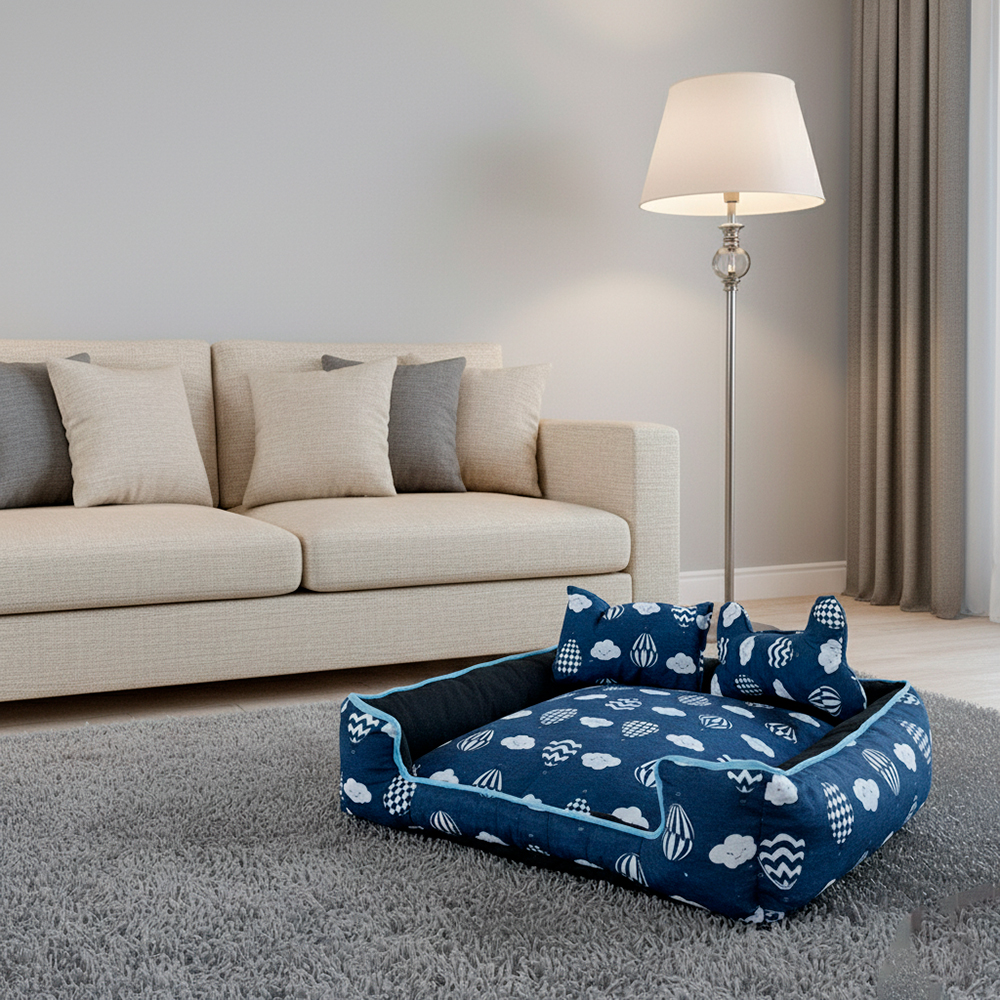 Cama Pet Onix Impermeável Pequena Cor:Nuvem
