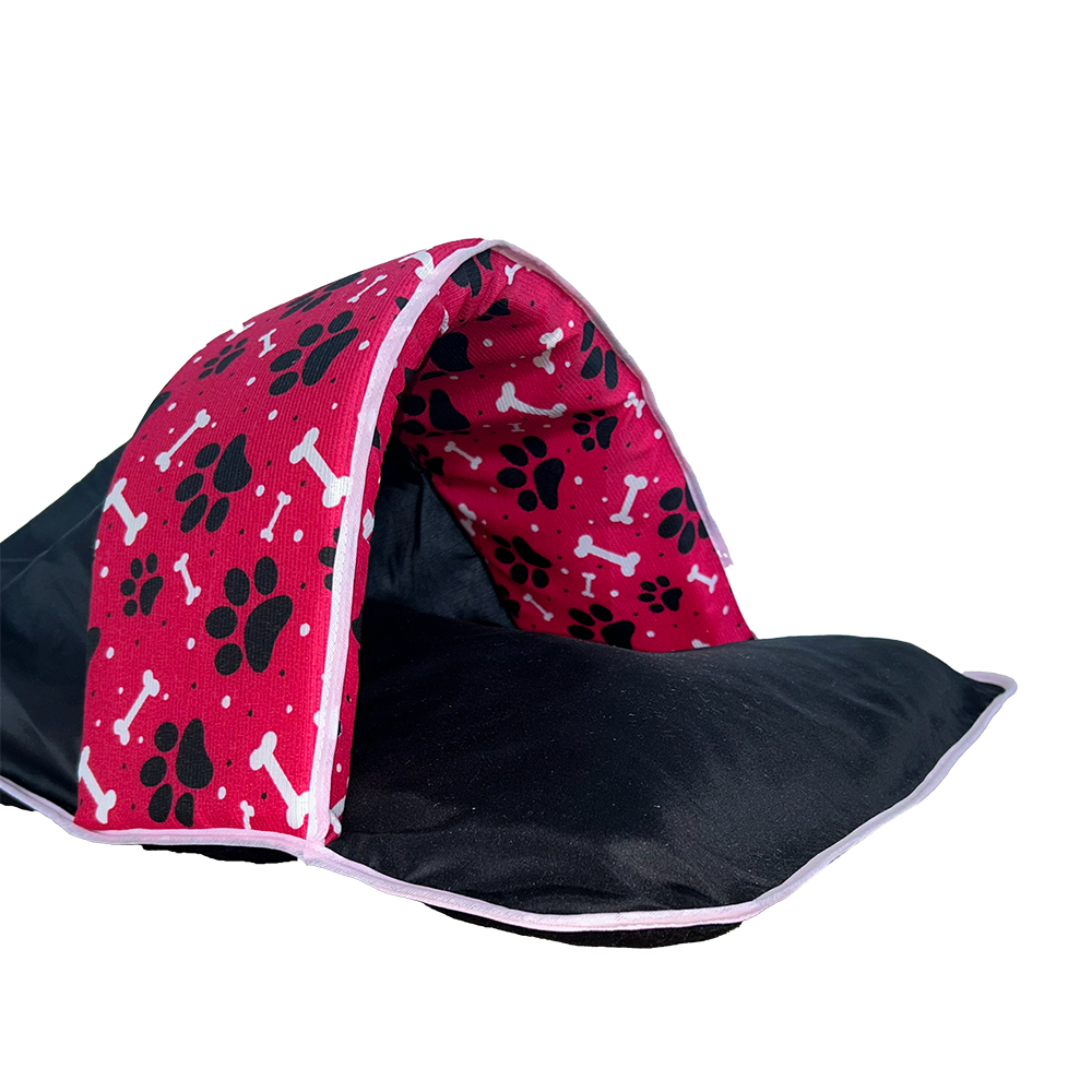 Kit Saco de Dormir Pet Impermeável Téo 02 pçs Cor:Pink com manta rosa