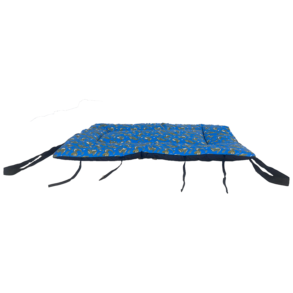 Kit Transporte Bolsa Colchonete Impermeável Top Cor:Dino Azul