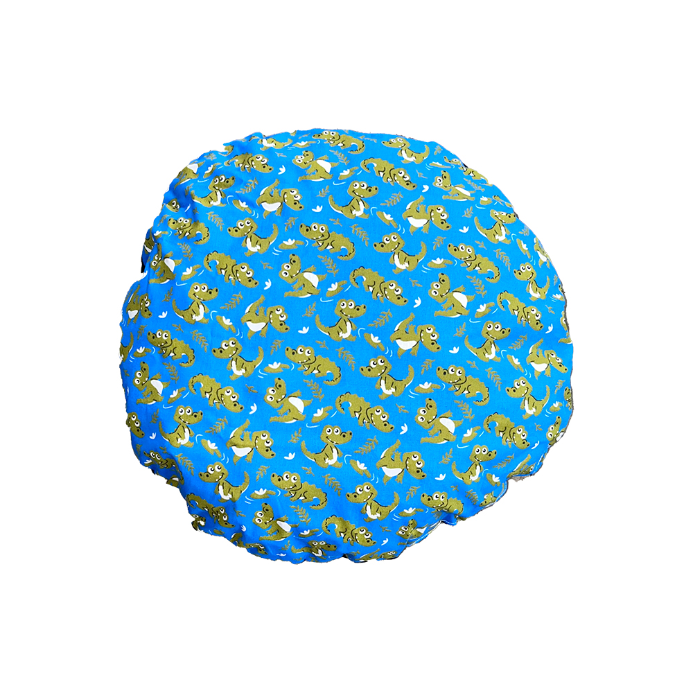 Kit Transporte Bolsa Colchonete Impermeável Top Cor:Dino Azul