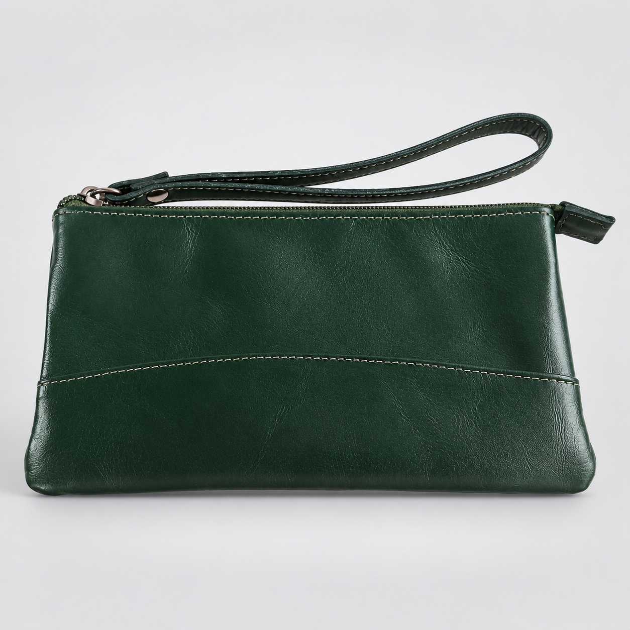 Bolsa de Mão Clutch em Couro Legítimo