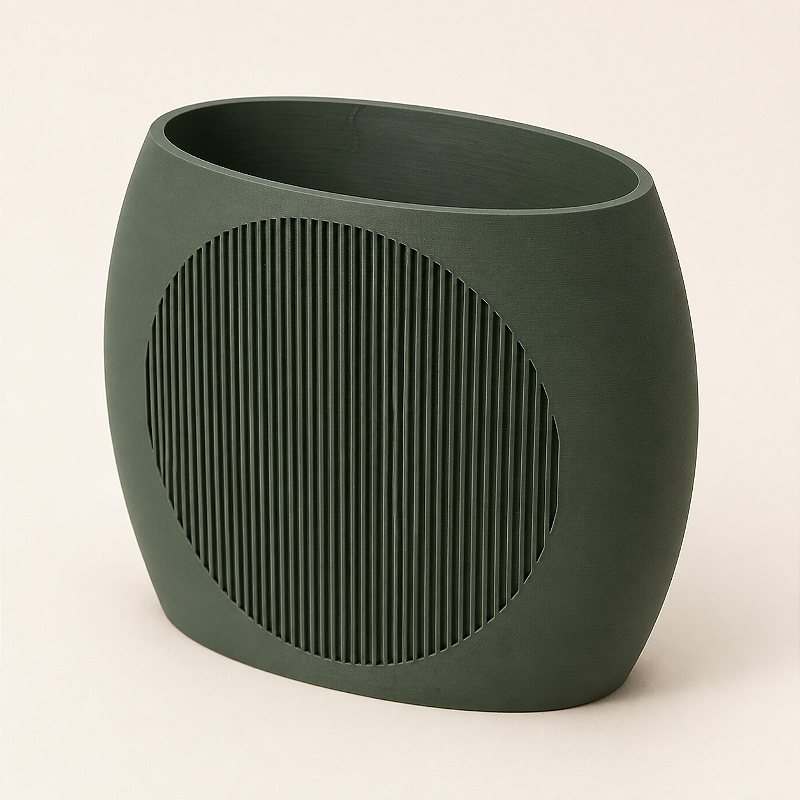 Quiet | Vaso Retangular Minimalista Criandê