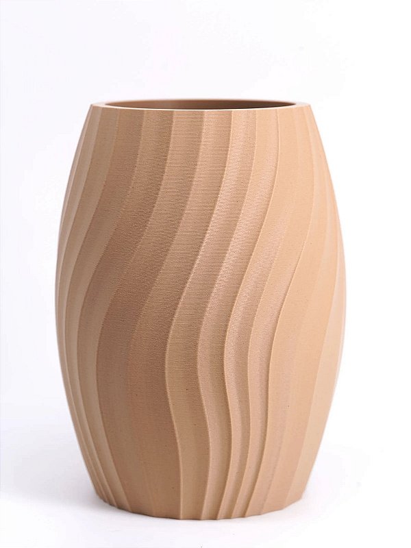 Grain | Vaso Criandê de Textura Orgânica em Veio de Madeira