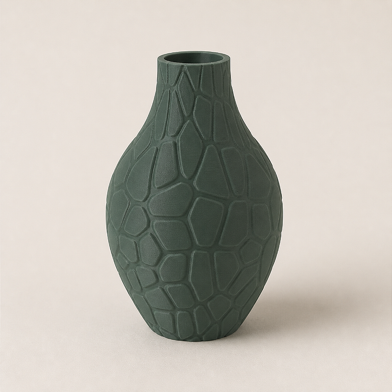 Criandê Vaso Voronoi | Relevo em Células Irregulares, Linha Minimalista