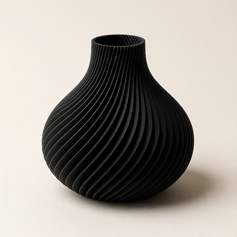 Criandê Vaso Zen | Espiral Paramétrica de Curva Contínua