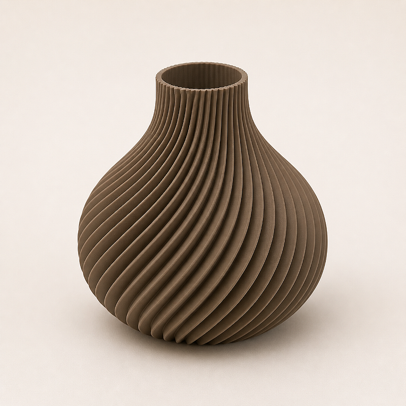 Criandê Vaso Zen | Espiral Paramétrica de Curva Contínua