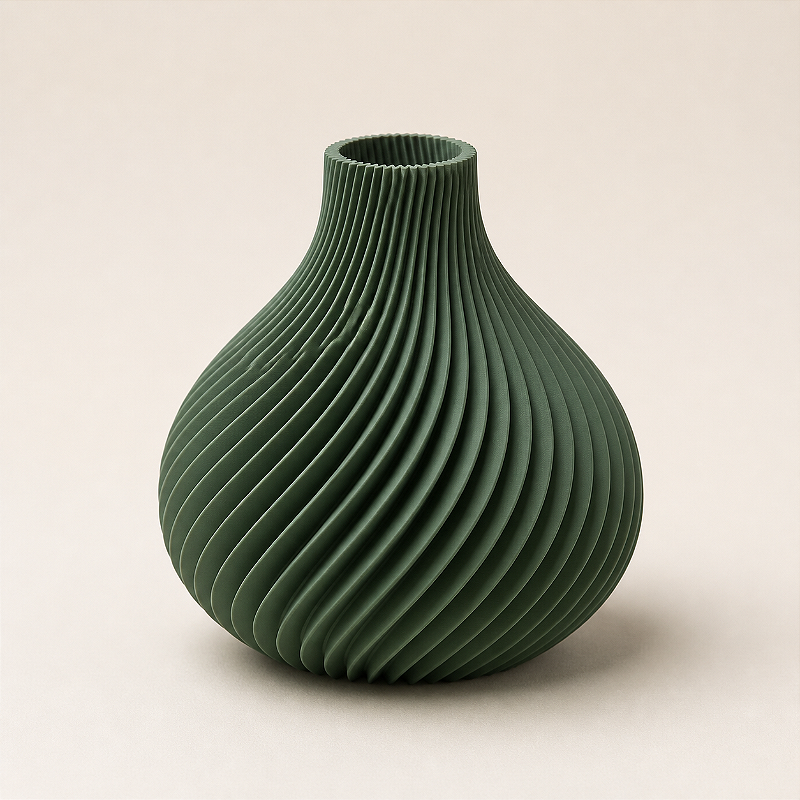 Criandê Vaso Zen | Espiral Paramétrica de Curva Contínua