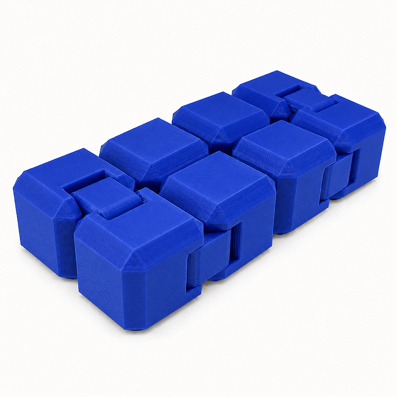 Criandê Cubo Infinito | Peça Sensorial Antiestresse Articulada