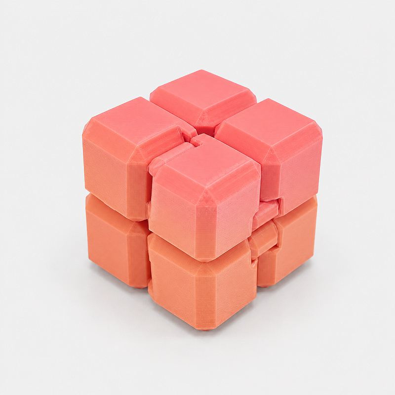 Criandê Cubo Infinito | Peça Sensorial Antiestresse Articulada