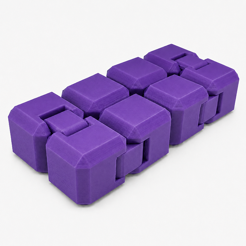 Criandê Cubo Infinito | Peça Sensorial Antiestresse Articulada