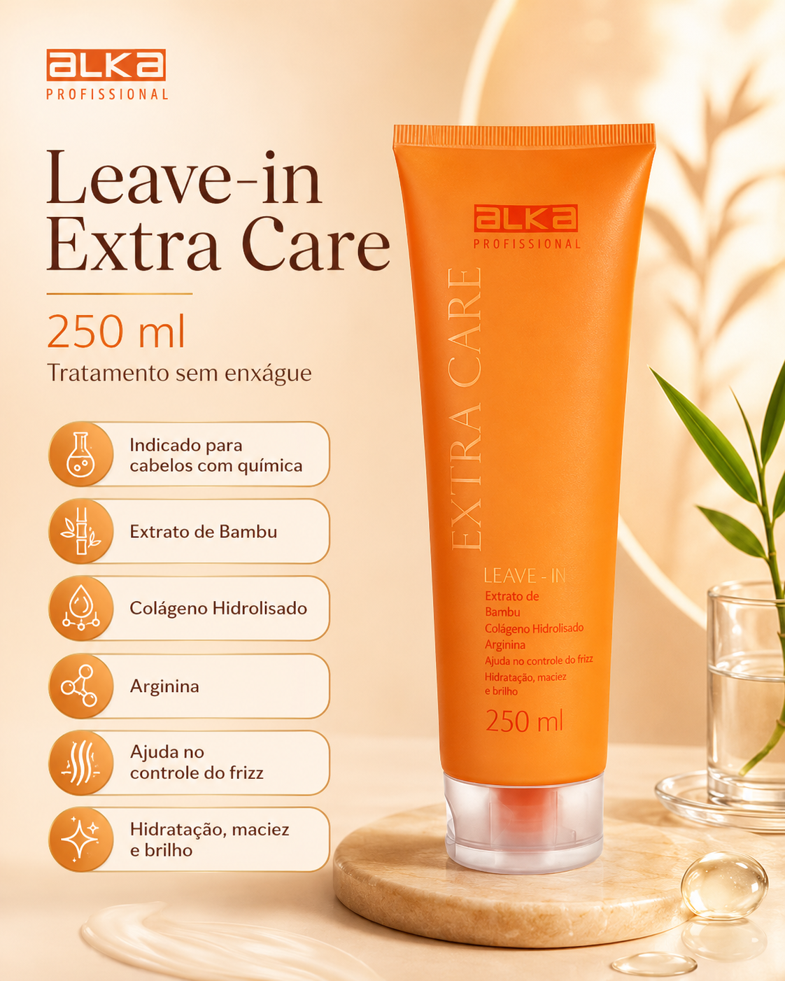 Leave in Pós Química Extra Care 250ML