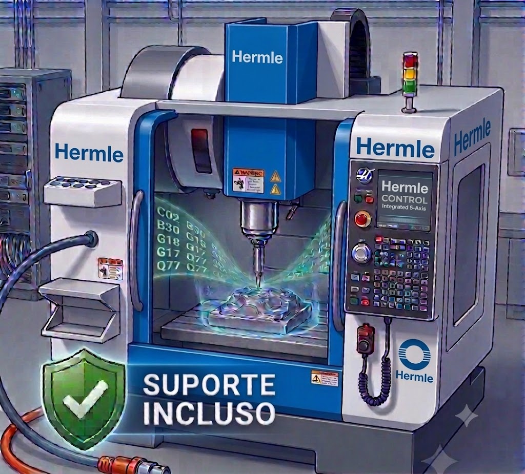 Pós Processador para Hermle 4 eixos