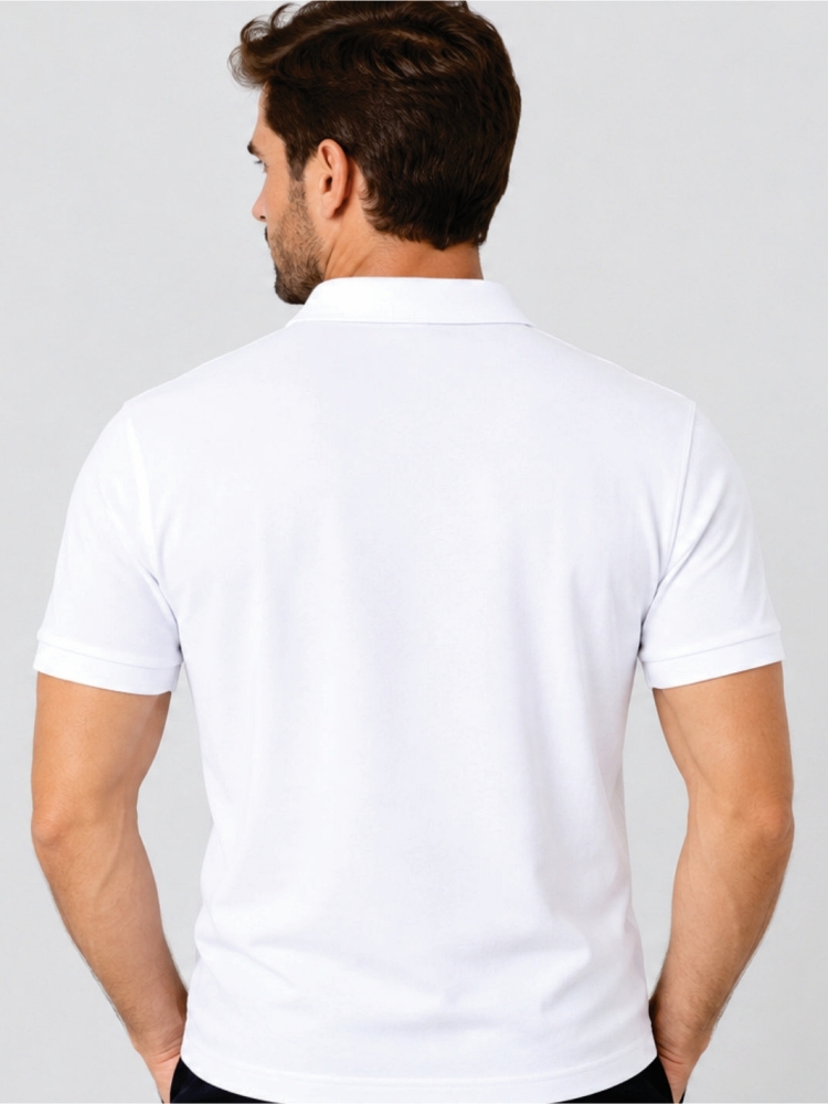 Camisa Polo Branca