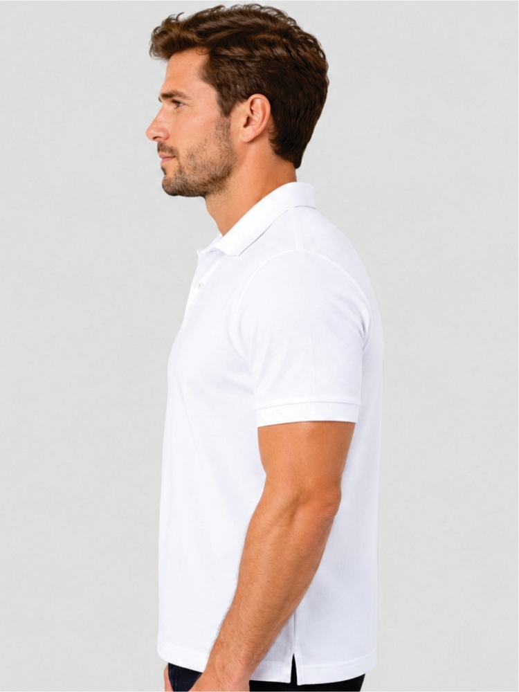 Camisa Polo Branca