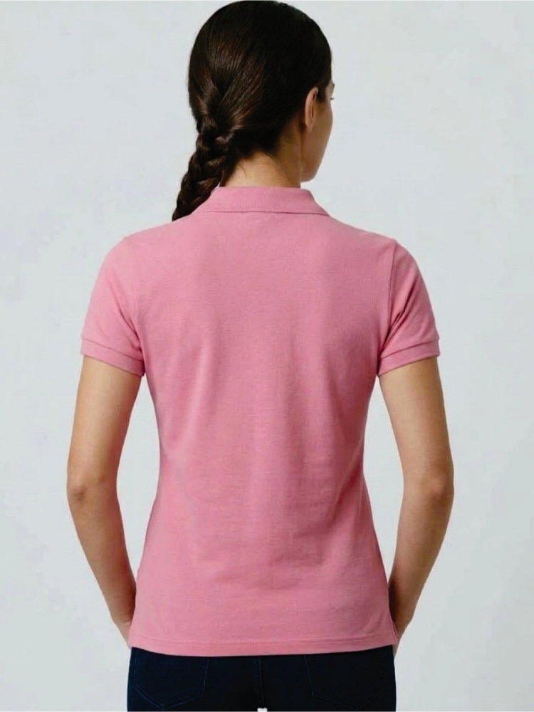 Camisa Polo Baby Look Color
